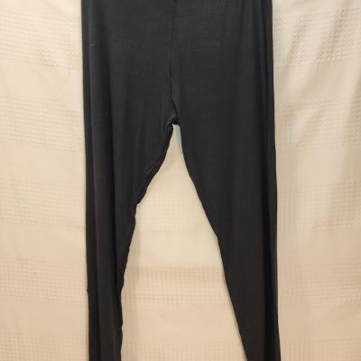 Cuddl Duds Leggings Womens Size Large Softwear With Stretch Black L