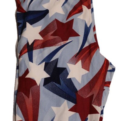 NWOT LuLaRoe 4th of July Americana Patriotic leggings One Size Stars