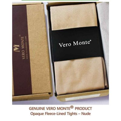 NWT! Vero Monte Women's Opaque Fleece Lined Tights Small-Med