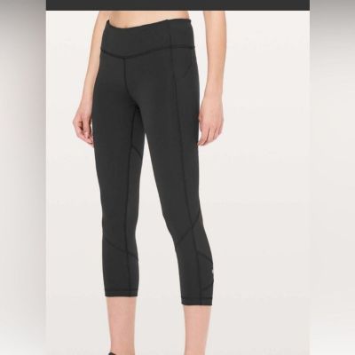 Lululemon Pace Rival Crop black size 2