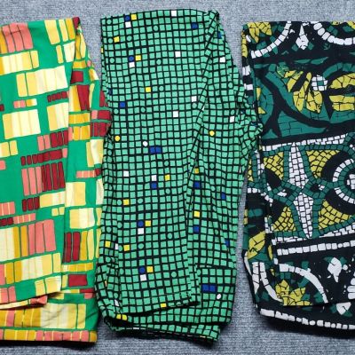 LuLaRoe Womens Multicolor One Size T/C - Tall And Curvy Leggings Lot of 3 New