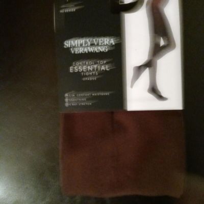 Simply Vera Vera Wang Women's Brown Tights Size 1