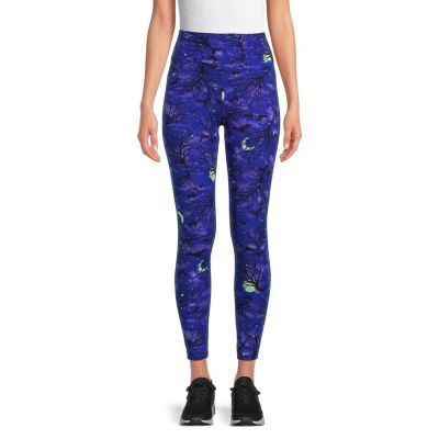 No Boundaries Juniors' XL Halloween Sueded high rise ankle length blue Leggings