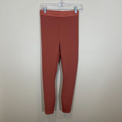 Outdoor Voices Smooth 7/8 Legging Russet Size Small Spell Out Waist Workout