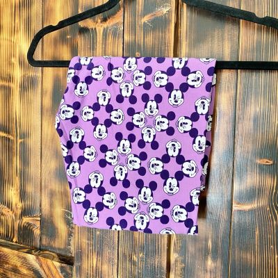 Lularoe Disney Leggings - TC - Purple Mickey Mouse