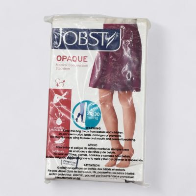 Jobst Opaque 20-30mmHg Knee CT Medical Compression Stockings Midnight Navy XL