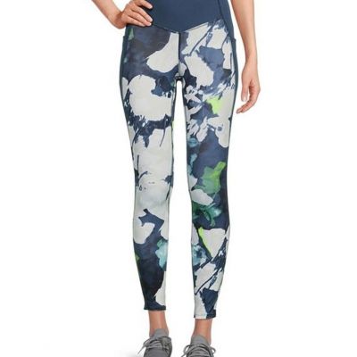 The North Face W Dune Sky Legging Summit Navy Abstract Floral Size XL