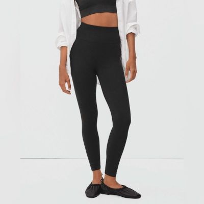 Everlane XS/S Black Ribbed The Seamless Legging