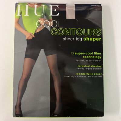 HUE  Sheer Leg Pantyhose shaper Natural size 1