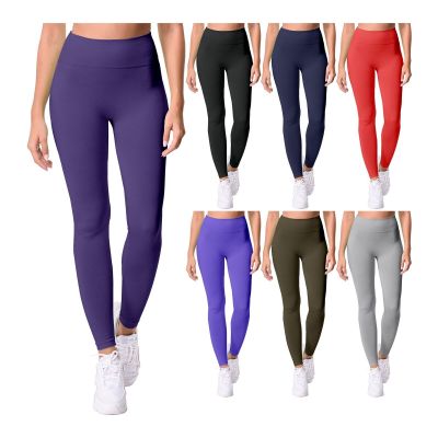 2-Pack: Women's Cozy Fleece-Lined Seamless Workout Leggings Yoga Pants For