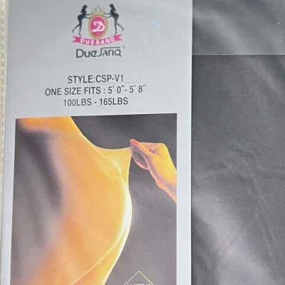 Control Top Support Pantyhose One Size OFF BLACK Nylon Lycra Dressy VINTAGE NEW