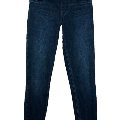 Spanx Jean-ish Ankle Leggings Womens Small Dark Wash Denim Tummy Control Skinny