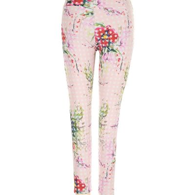 Betsey Johnson Women Pink Leggings XS