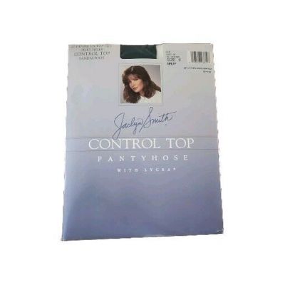 New Jaclyn Smith Silky Sheer 20 den Control Top Pantyhose Size C Navy Blue