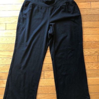 Fashion Bug Womens Size 0XP Black Stretch Boot Cut Leggings NWOT