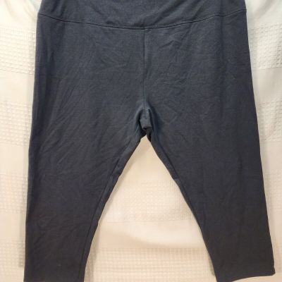 Simply Vera Vera Wang Leggings Crop Womens Size 1XL Black Stretch Workout