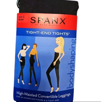 Spanx Tight End Tights Original Body shaping Tights w control Sz C Black