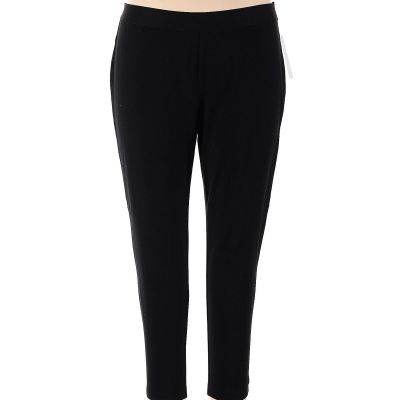 Anaelle Women Black Leggings 1X Plus