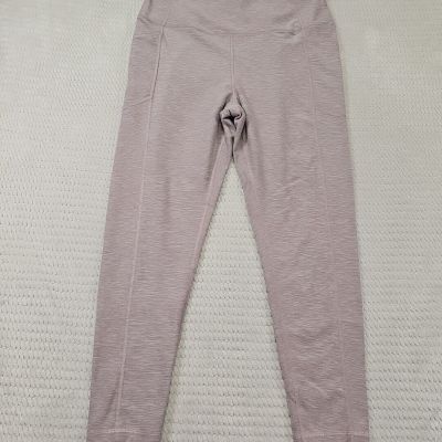 Victorias Secret Leggings Womens 14 Heathered Pink Purple High Rise Pockets