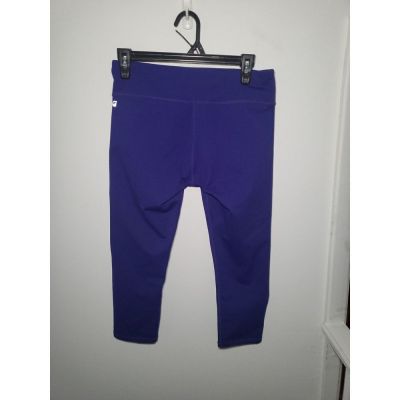 Fabletics Purple Cropped Athletic Leggings Workout Yoga Pants