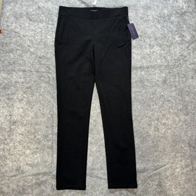 NWT NYDJ Leggings Womens Size 12 Black Lift Tuck Slimming Stretch Pull On $88