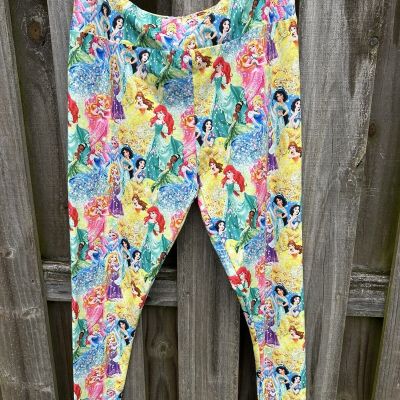 Charlie’s Project Disneys Princesses Themed Leggings NWOT TC