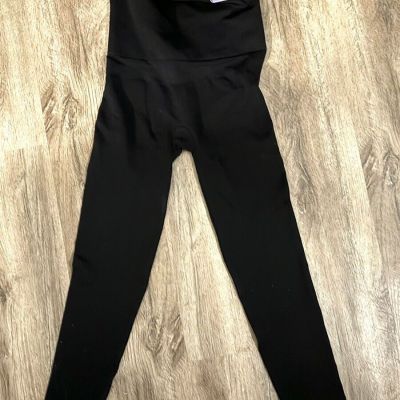 Seraphine Post Maternity Shaping Leggings Size M Black High-Rise