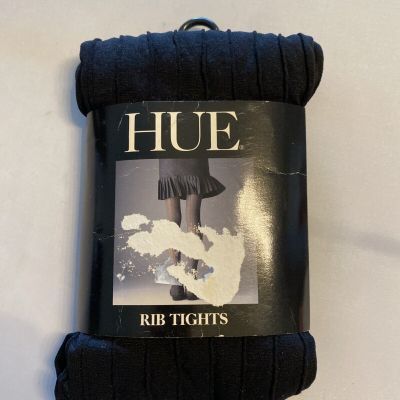 HUE Womens Classic Rib Black Pair New