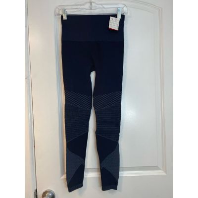 Spanx Indigo Rising Moto Style Workout Leggings Small NWT