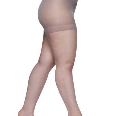 Berkshire Queen Shimmers Ultra Sheer Control Top Pantyhose Nylons Plus Size 4412