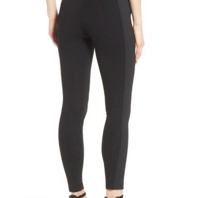 Hue High Waist Illusion Leggings Black Size XS 8600