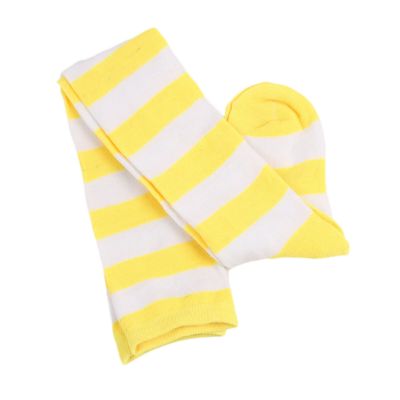Women Stockings Color Block Comfortable Over the Knee Thigh High Stockings Socks