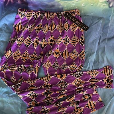 Purple Holiday Leggings Plus Size