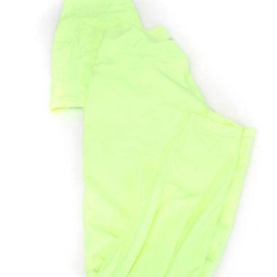 Lululemon Women's High Waist Full Length Legging Neon Green Size 10 Lot 2