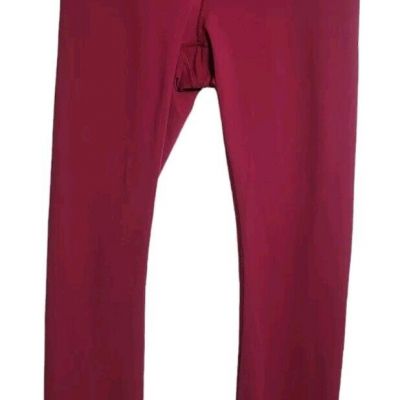 Lululemon Legging Women 6 Red Wunder Under Hi-Rise Tight Brushed  Crossfit Gym