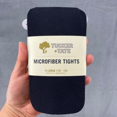 Tucker + Tate Microfiber Tights Womens XL Black Nylon Spandex Blend