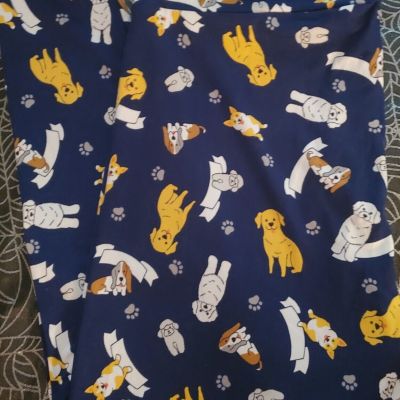 Lularoe Leggings TC2 Dogs EUC