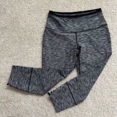 PrAna Women’s Tori Capri Crop Leggings Yoga Workout Gray Black W4TORI115 Small