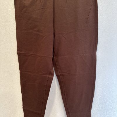 Amadora Leggings Women’s size PL Petite Large Brown  New