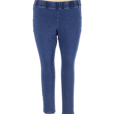 Coldwater Creek Women Blue Jeggings 14 Petites