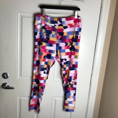 LuLaRoe Women's Disney Minnie Mouse Leggings Multicolor Pink NEW~ Size TC2 (18+)