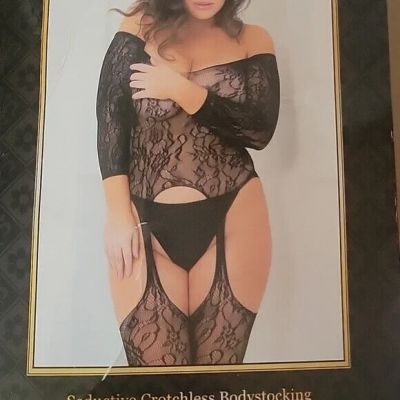 Rene Rofe Bodystocking, Queen, NIP