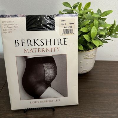 Berkshire Maternity Panty Hose Size A Light Support Reinforced Toe