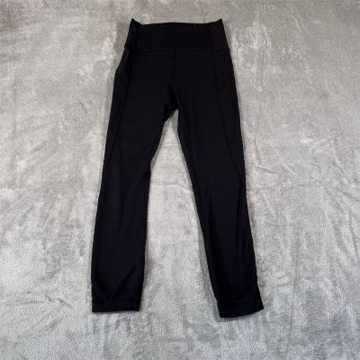 Lululemon In Movement 7/8 Tight Leggings Women's Size 4 Black Ankle Yoga