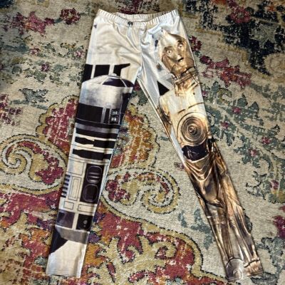 Unbranded Women’s Tights Star Wars R2-D2 C-3PO Size M