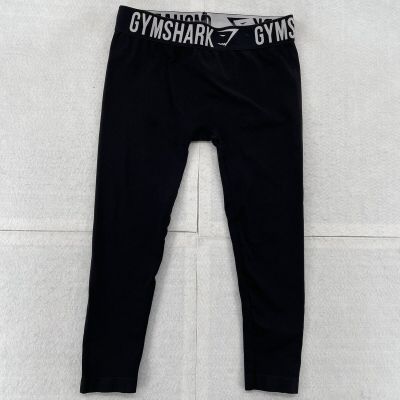 Gymshark Leggings Women's Small Black Athletic Gymwear Weightlifting Capri 3/4