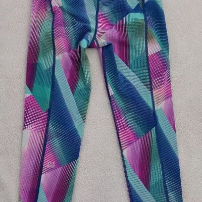 Victorias Secret Sport VSX Leggings Women's Small Multicolor Knockout Yoga Pant