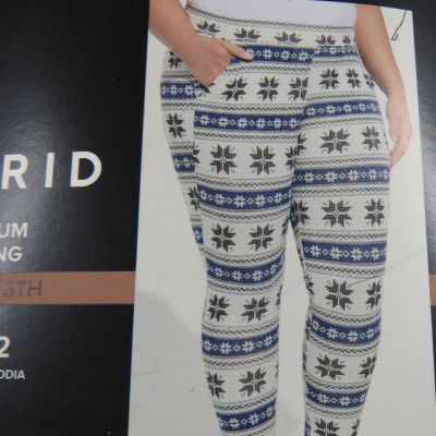 Torrid Premium Legging Fair Isle Print High Rise Leggings, Pockets, Plus Size 2X