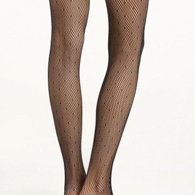 TEZENIS FISHNET PANTYHOSE TIGHTS SIZE M/L  BLACK