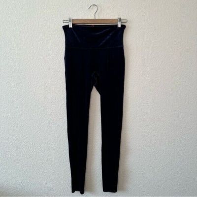 Spanx Velvet Leggings in Lapis Night